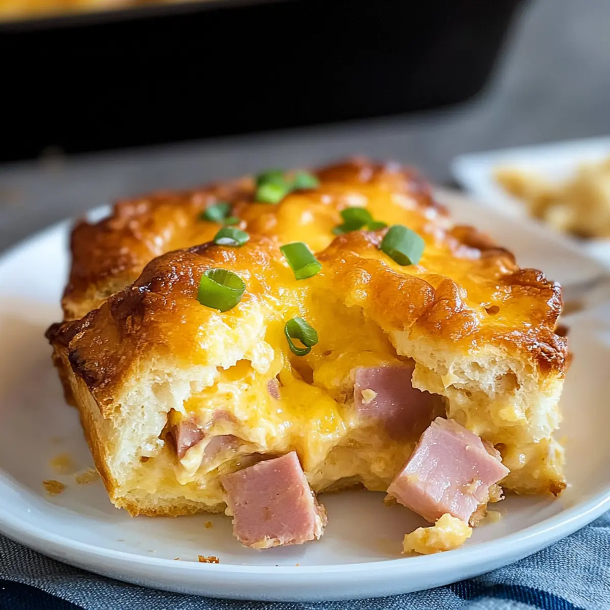 Ham and Cheese Breakfast Casserole