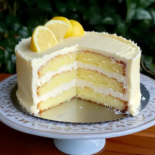 Lemon Cheesecake Cake