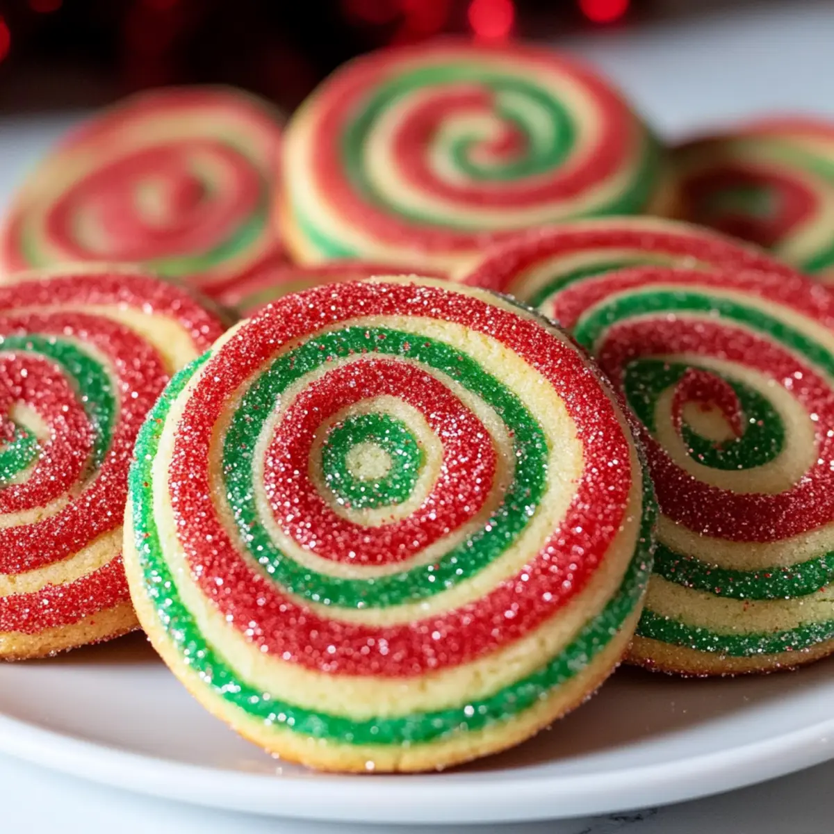 Christmas Pinwheel Cookies
