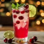 Vanilla Cranberry Crush Mocktail
