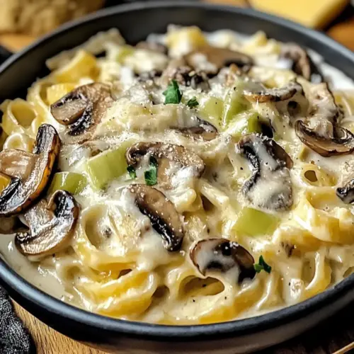 Creamy Mushroom Gruyere Pasta