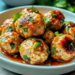 Thai Baked Chicken Meatballs