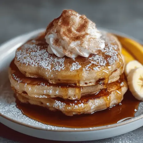Spanish Churro Pancakes