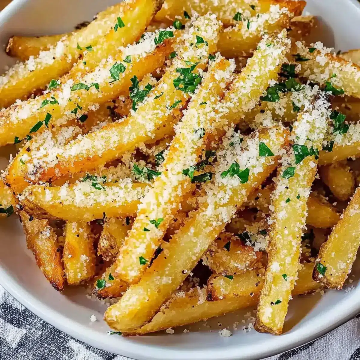 Garlic Parmesan Fries