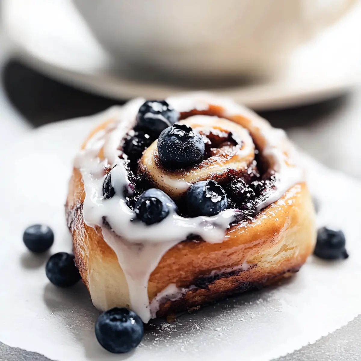 Blueberry Cinnamon Rolls