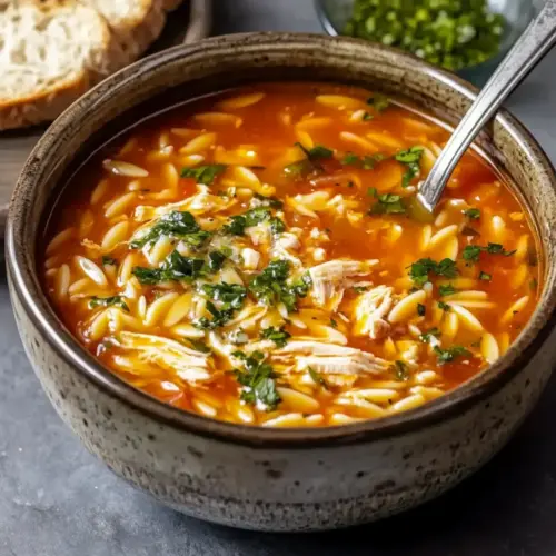 Chicken Orzo Tomato Soup