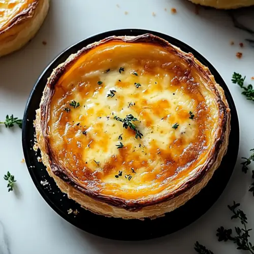 Cheesy Garlic Cruffin