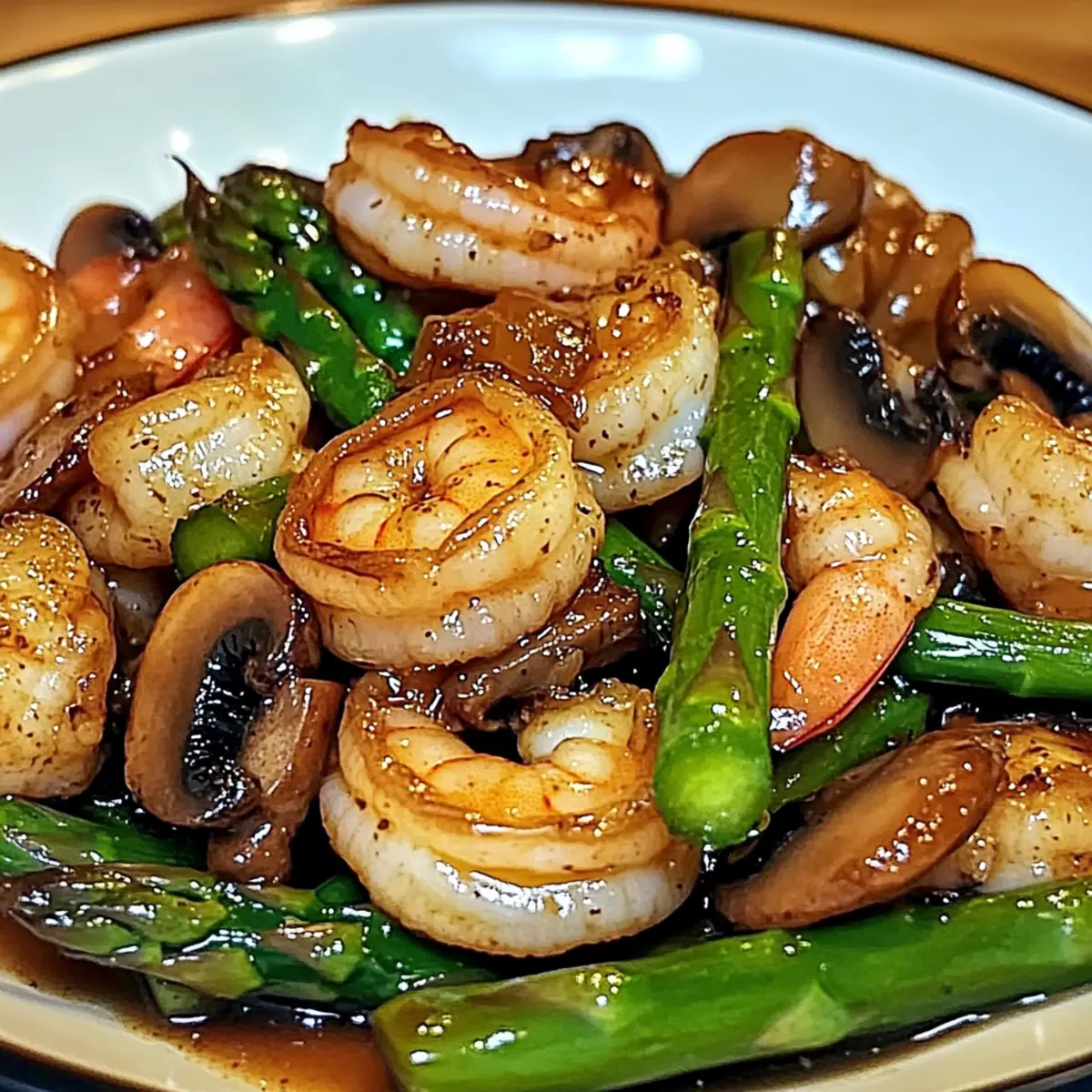 Shrimp and Asparagus Stir-Fry