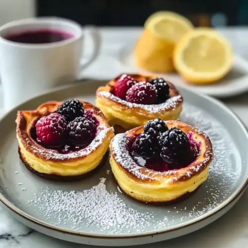 Mini Dutch Baby Pancakes