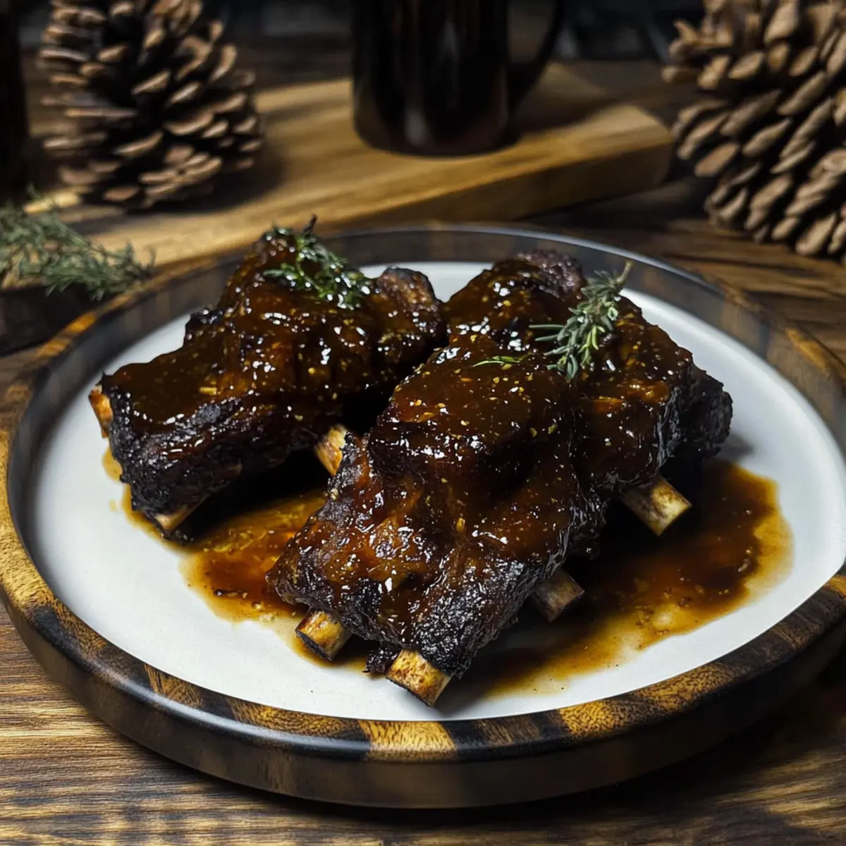 Balsamic Bourbon Short Ribs