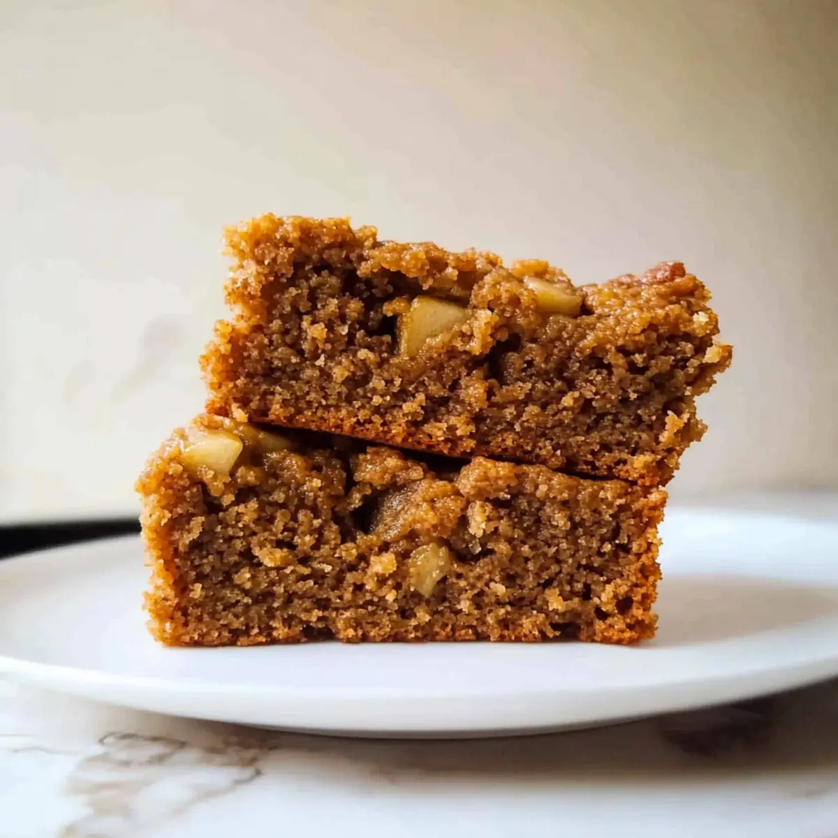 Healthy Breakfast Oatmeal Apple Cake