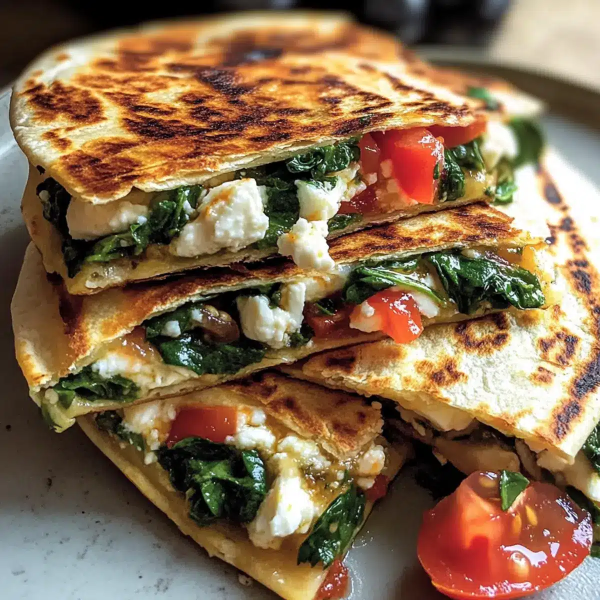 Mediterranean Quesadillas