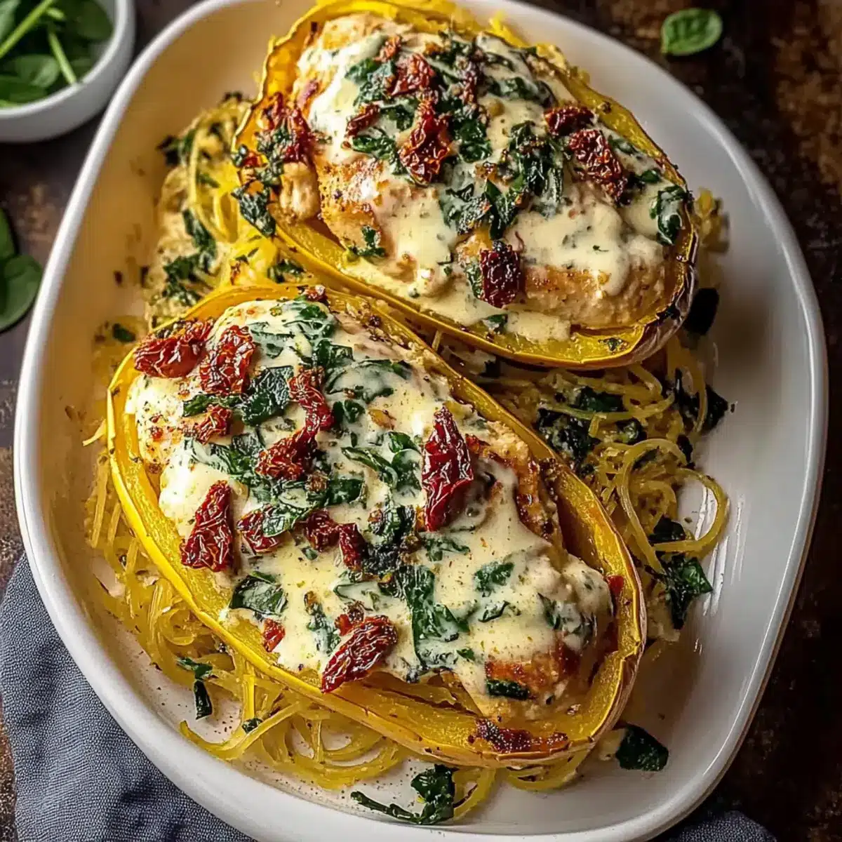 Chicken Spaghetti Squash