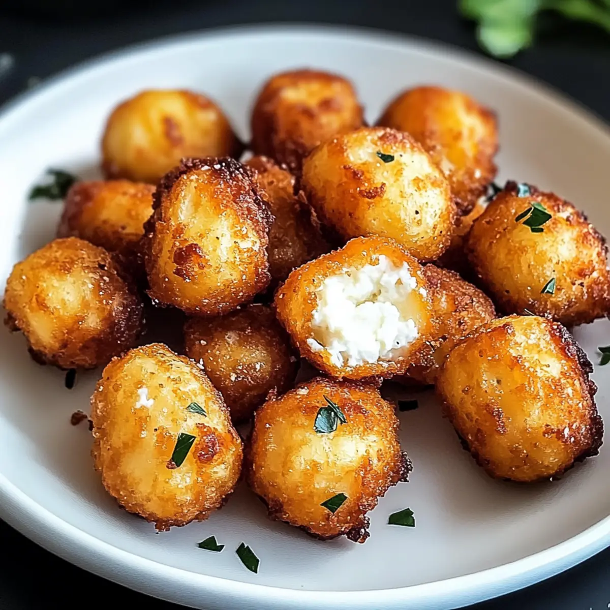 Two Ingredient Cottage Cheese Tots