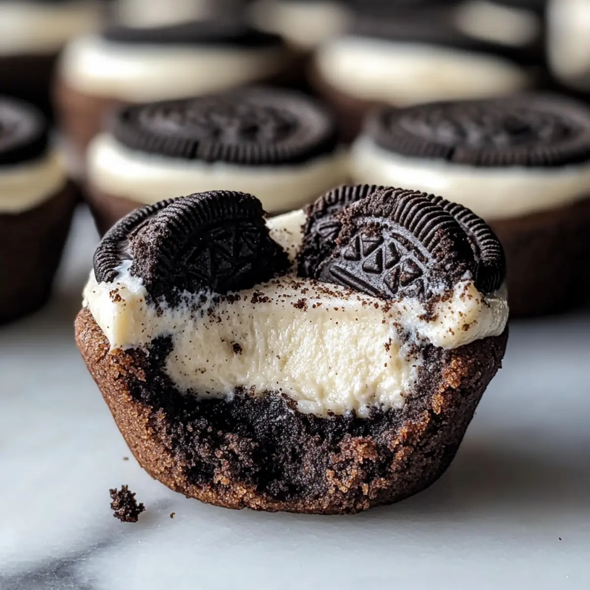 Oreo Cheesecake Cookie Cups