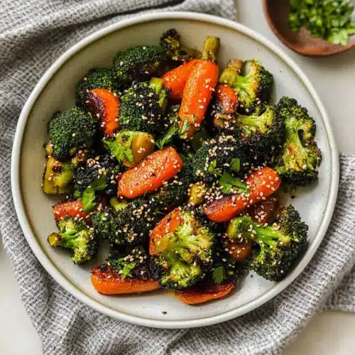 Roasted Broccoli & Carrots