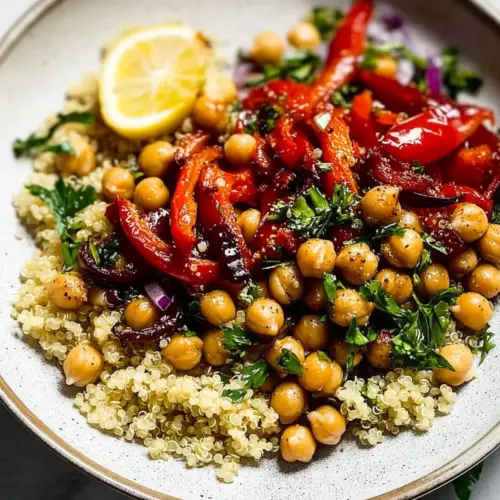 Roasted Red Pepper Salad