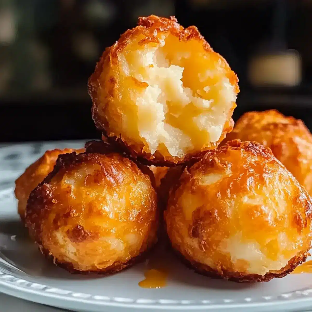 Mashed Potato Cheese Puffs