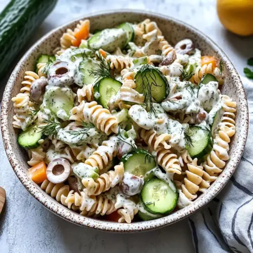 Tzatziki Pasta Salad Recipe