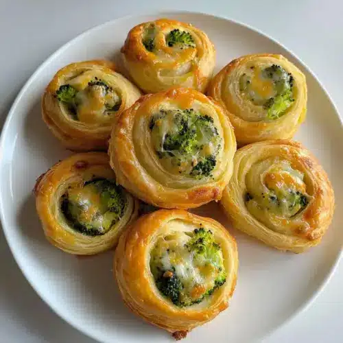 Broccoli Cheese Pinwheels
