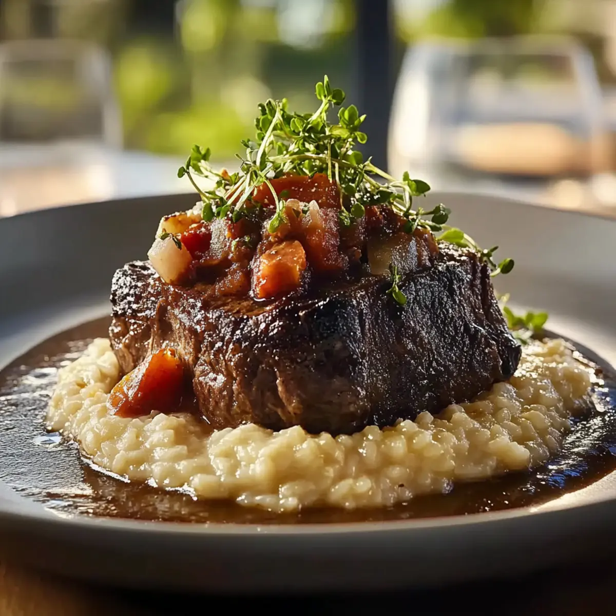 Italian Pot Roast Parmesan Risotto