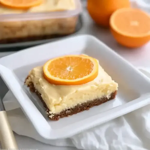 Blonde Orange Brownies