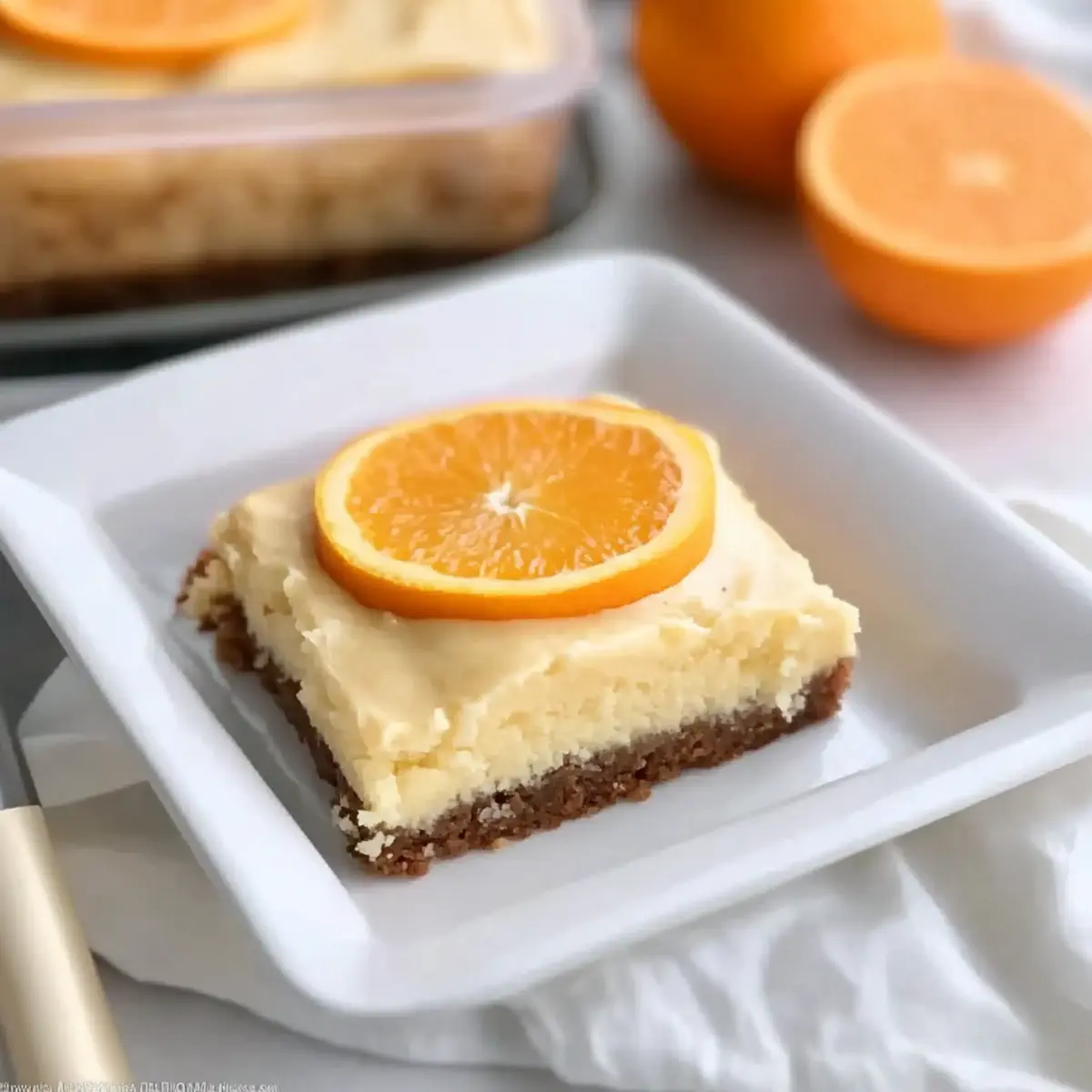 Blonde Orange Brownies
