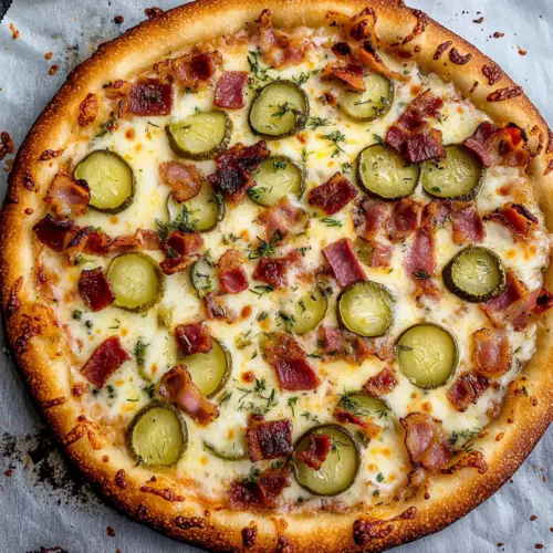 Bacon Pickle Pizza