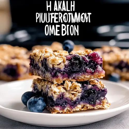 Blueberry Oatmeal Bars