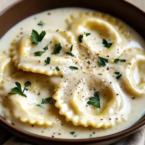 White Wine Cream Sauce for Ravioli
