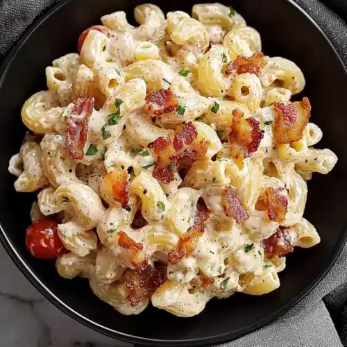 Creamy Bacon Cheddar Ranch Pasta