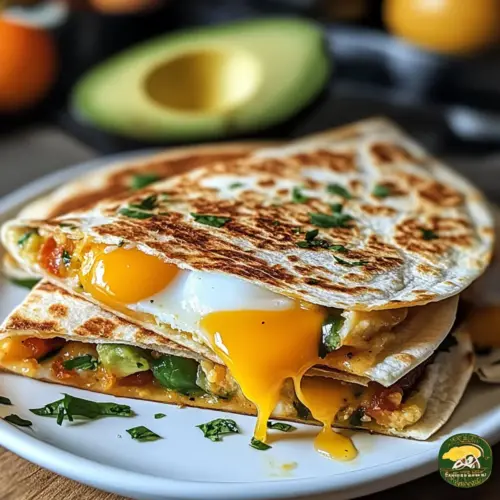 Fried Egg Quesadilla