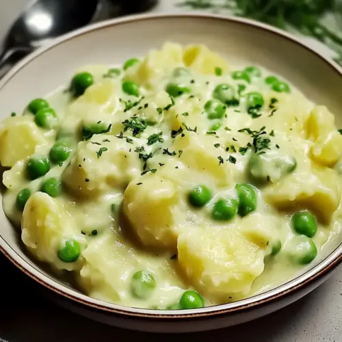 Creamed Peas and Potatoes