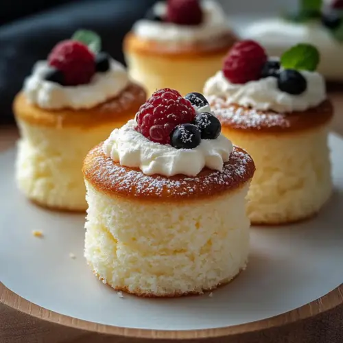 Cotton Cheesecake Cupcakes