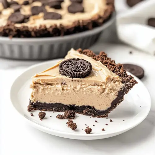 Peanut Butter Pie with Easy Oreo Crust