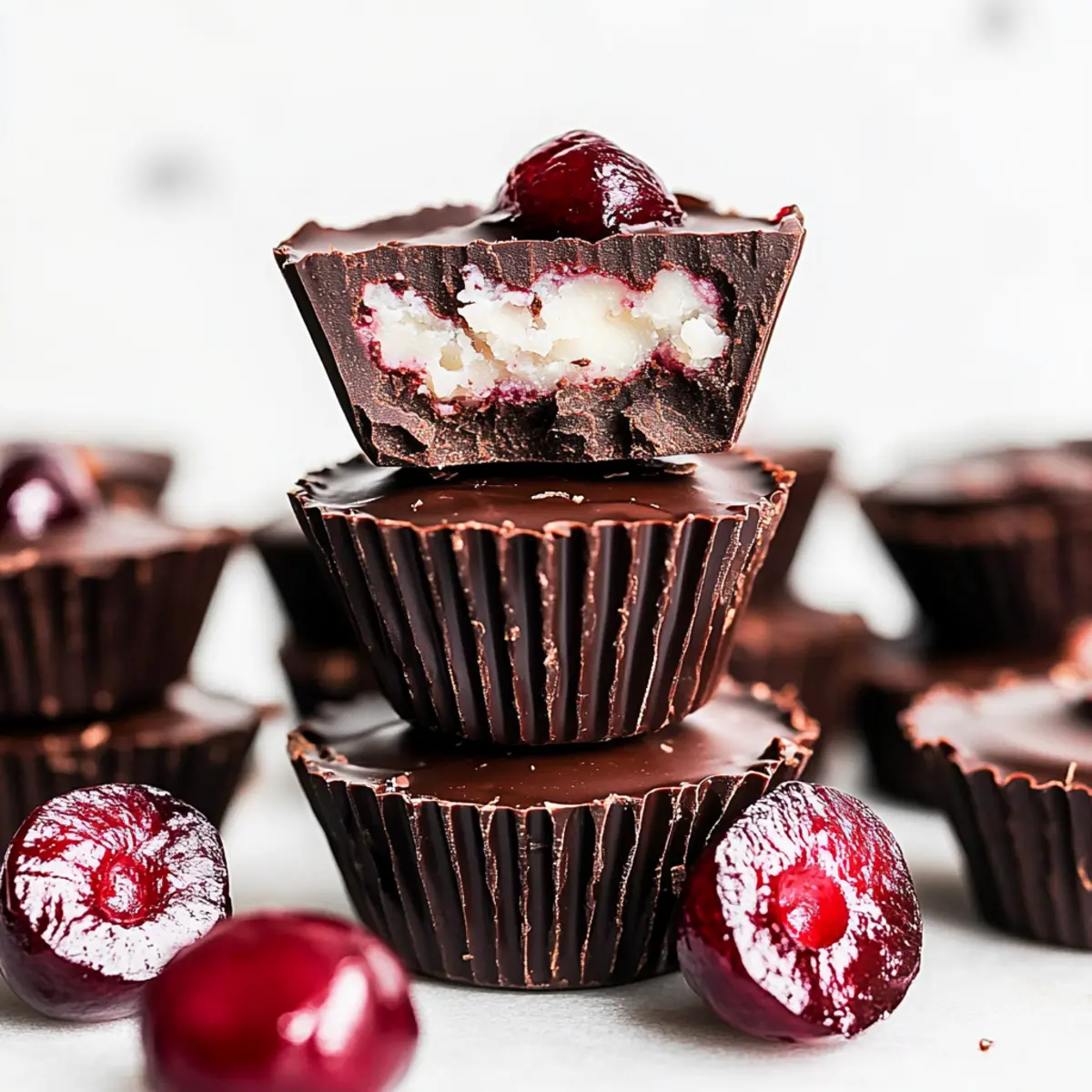 Cherry Filled Chocolate Coconut