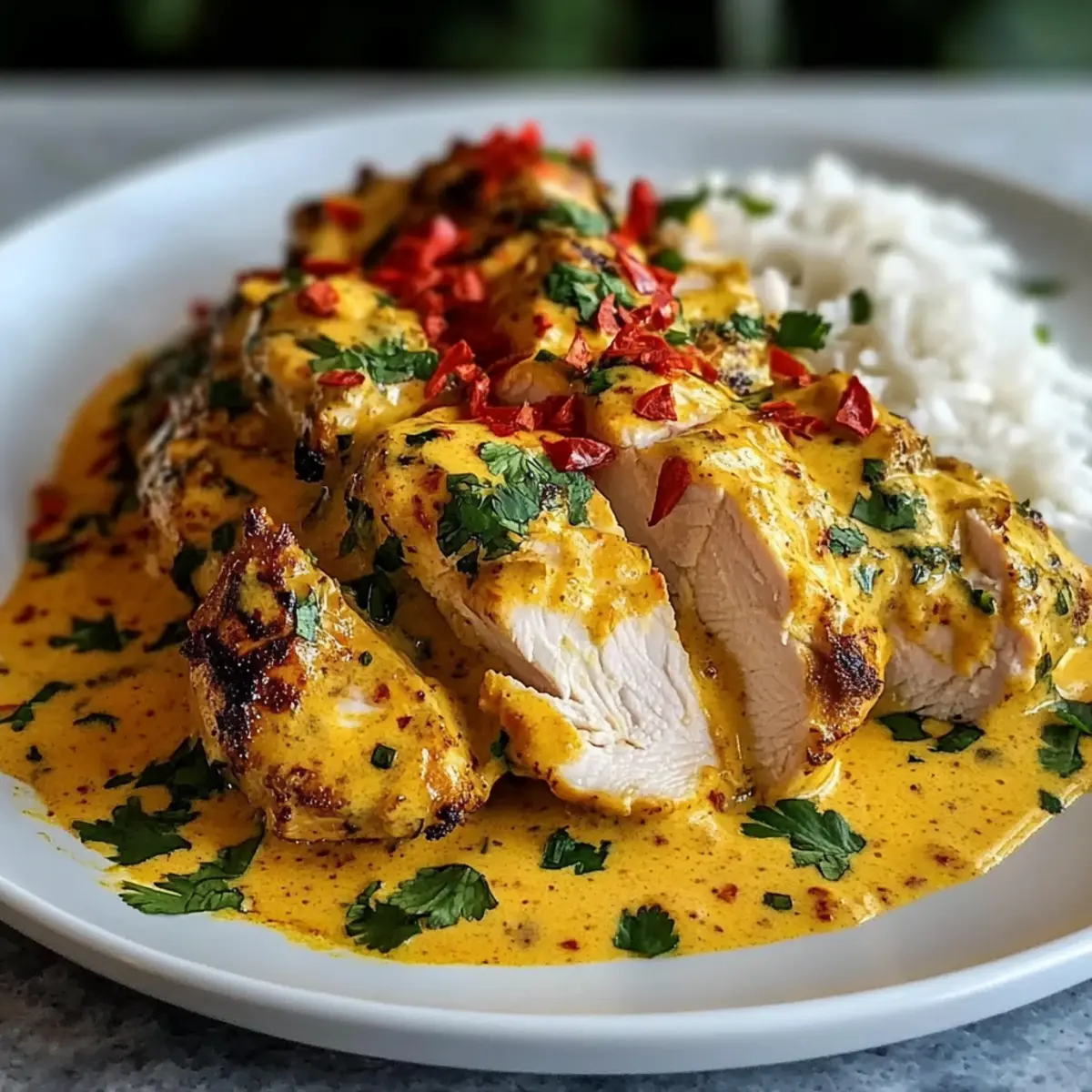 Spicy Brazilian Coconut Chicken