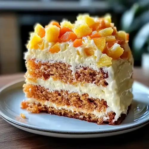 Pineapple Carrot Cream Cake