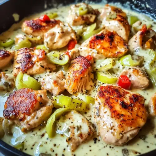Pepperoncini Chicken Skillet