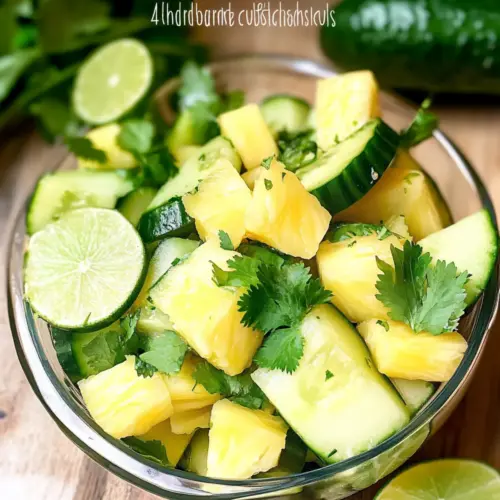 Pineapple Cucumber Salad