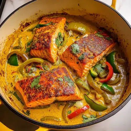 Caribbean-Style Coconut Curry Salmon