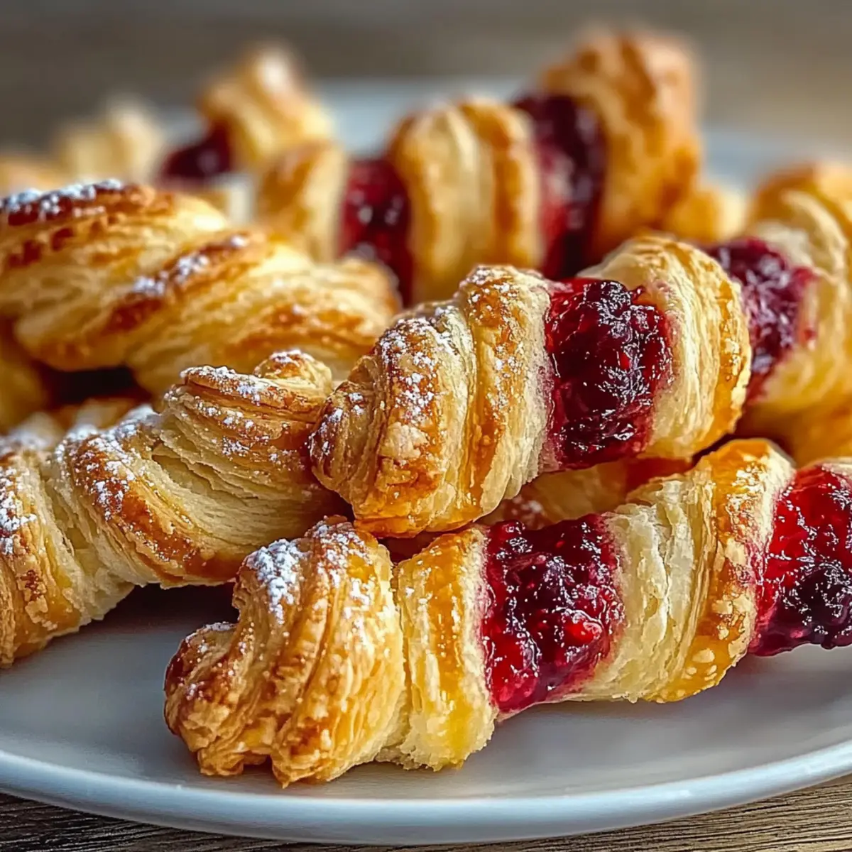 Berry Puff Twists