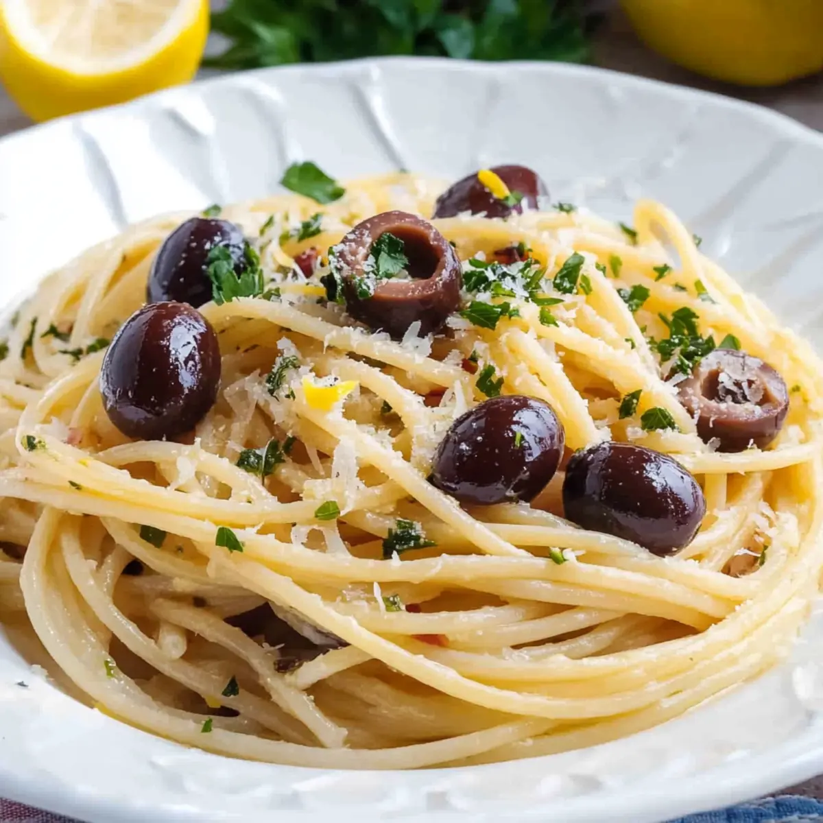 Pasta with Olives