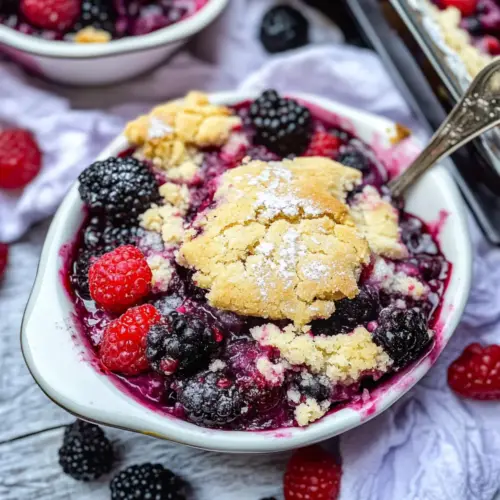 Sugar Cookie Berry Cobbler