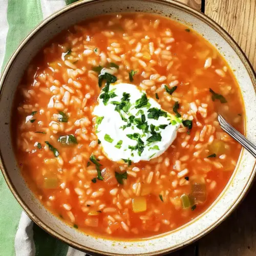 Polish Tomato Rice Soup