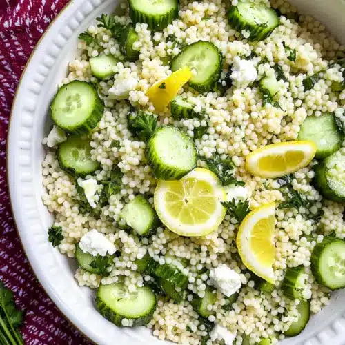 Lemon Cucumber Couscous Salad