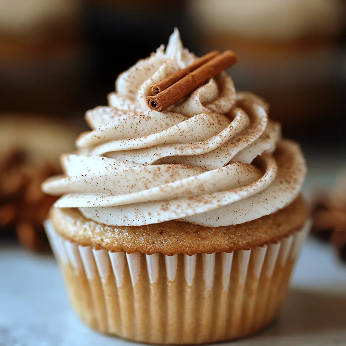 Chai Cupcakes with Chai-Spiced