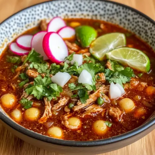 Easy Slow Cooker Mexican Pozole Rojo