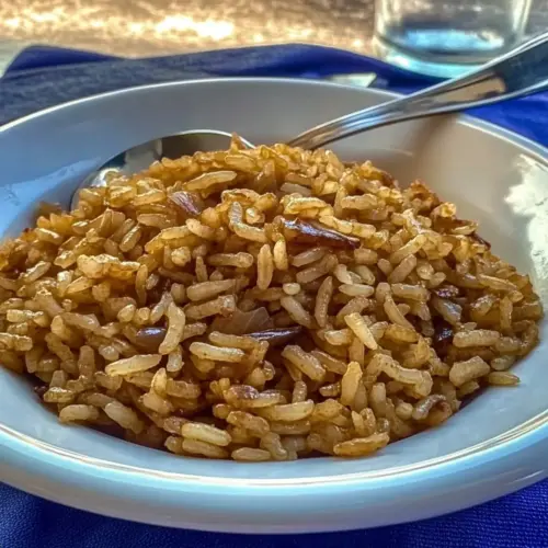 French Onion and Beef Consomme Rice