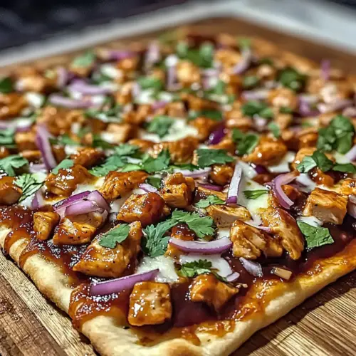 Chicken Flatbread Pizza